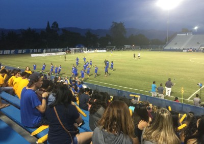 16,000 fans at University of California Santa Barbara vs Cal Poly SLO Soccer Match